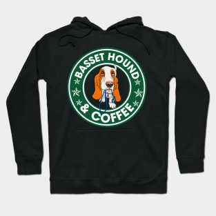 Basset Hound And Coffee Hoodie